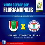 Em duelo Estadual, Floripa Futsal encara o Concórdia no oeste catarinense