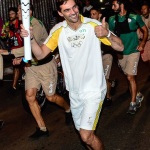 Giba conduz Tocha Olímpica Rio 2016 em Londrina