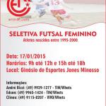 Inter de Lages organiza seletiva para formar equipe de Futsal Feminino