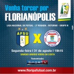 Em duelo decisivo pela Liga Nacional, Floripa Futsal visita o Umuarama no Paraná
