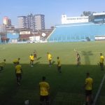 Sob forte calor, Figueirense realizou treinamento na Curuzu