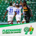 Pegando fogo: Chapecoense ganha com folga e iguala em pontos com o Figueirense