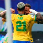 Copa América: Seleção Brasileira em campo diante do Peru no Rio de Janeiro