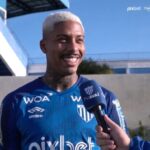 Vídeo – Na reapresentação do elenco, Jean Pyerre e Arthur Chaves comentaram sobre empate contra o Palmeiras