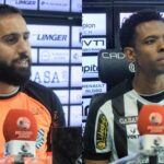 Vídeo – Coletiva de apresentação no Figueirense: goleiro João Guilherme e volante Moacir – 02/08/2022